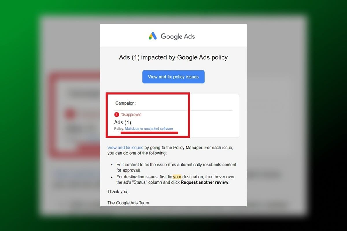 Tài Khoản Ads Bị Khóa